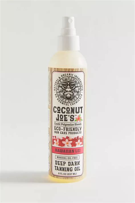 coconut joe's tanning oil.